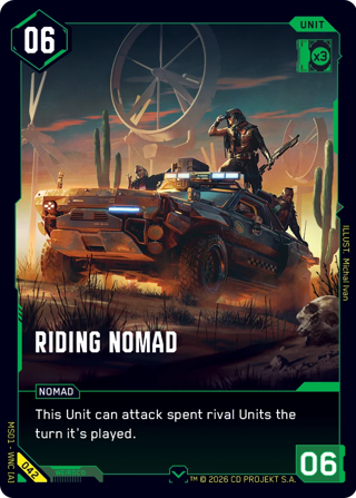 Riding Nomad