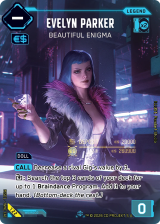 Evelyn Parker, Beautiful Enigma