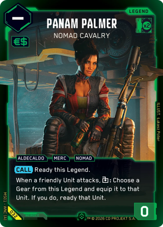 Panam Palmer, Nomad Cavalry